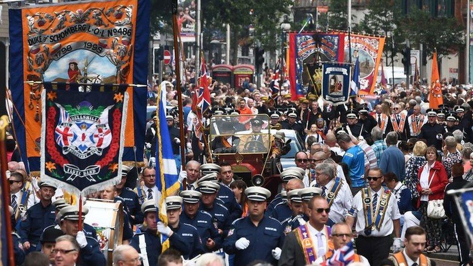 Twelfth of July Orange Order parade