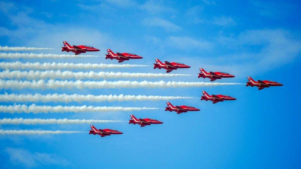 Red Arrows air display