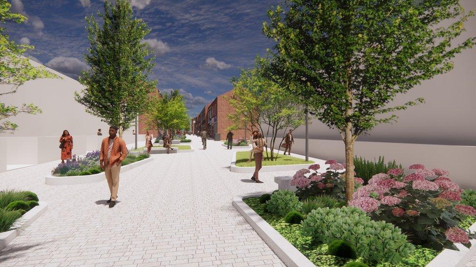 New Ferry regeneration will be changes to how Bebington Road looks