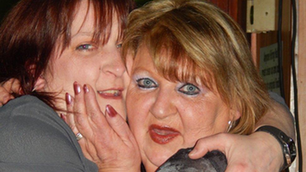 Linda Prydderch (right) with her daughter Leanne Pugh