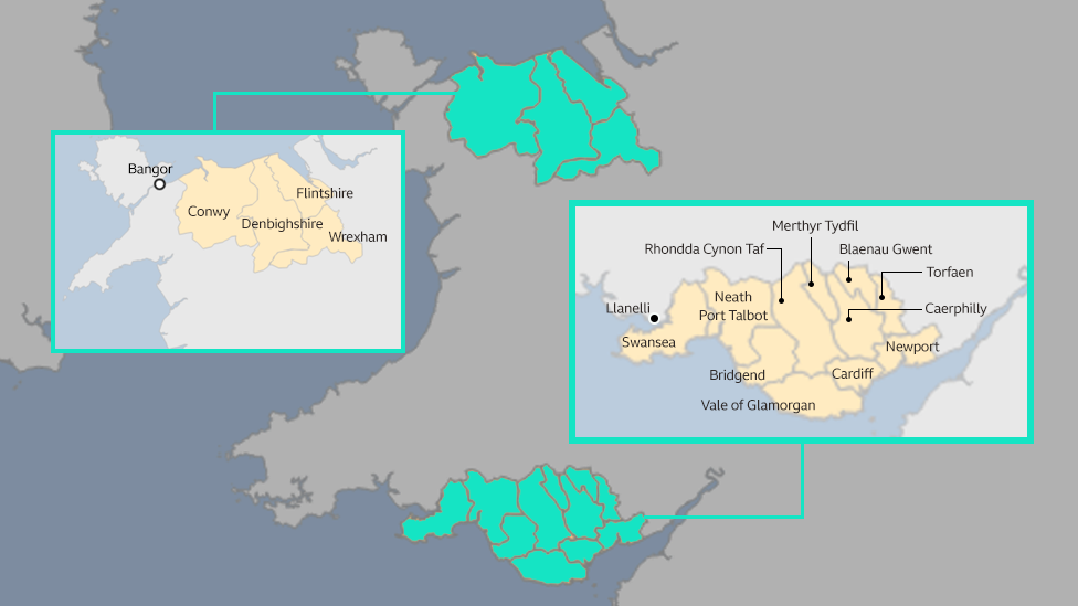 Local lockdown map