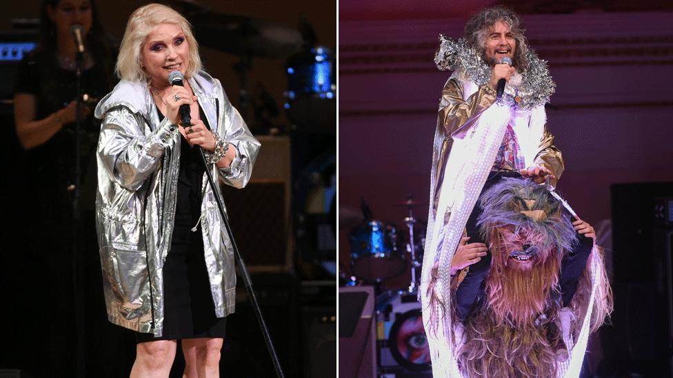 Debbie Harry and Wayne Coyne