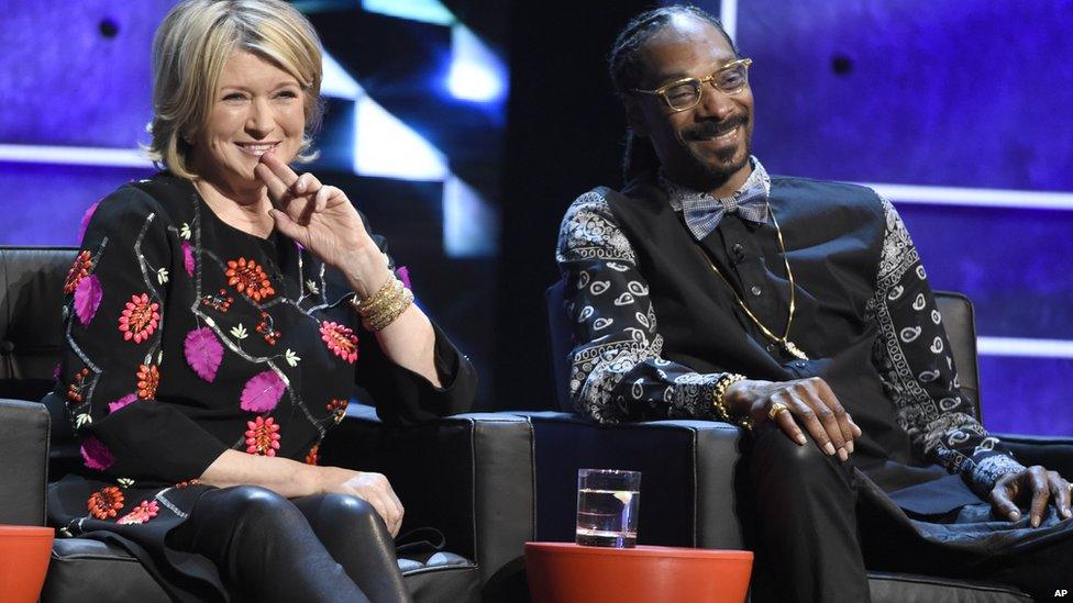 Snoop Dogg and Martha Stewart