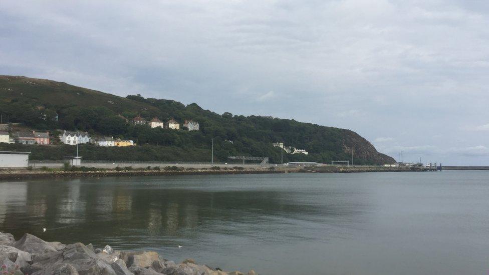 A picture of Fishguard Harbour