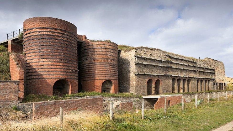 The lime kilns