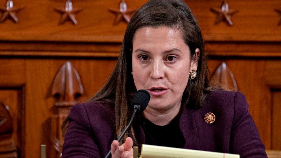 Representative Elise Stefanik is a Republican from New York