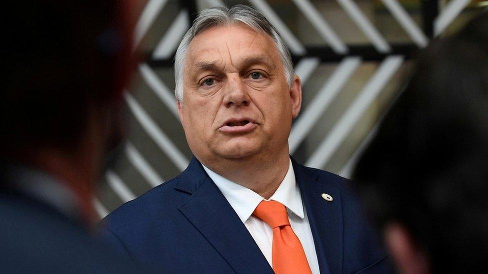 Hungary's Prime Minister Viktor Orban in Brussels, Belgium, on 24 June, 2021.