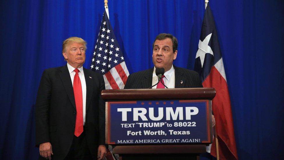 Christie endorses Trump