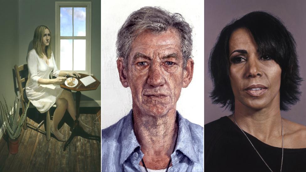 J.K. Rowling, Ian McKellen and Kelly Holmes