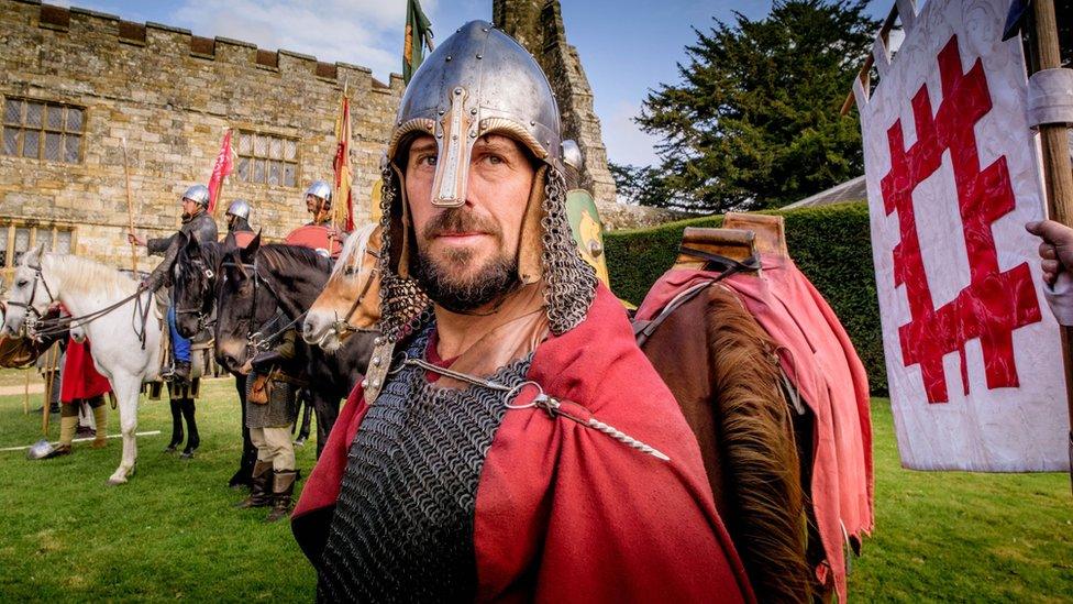 Battle of Hastings re-enactor