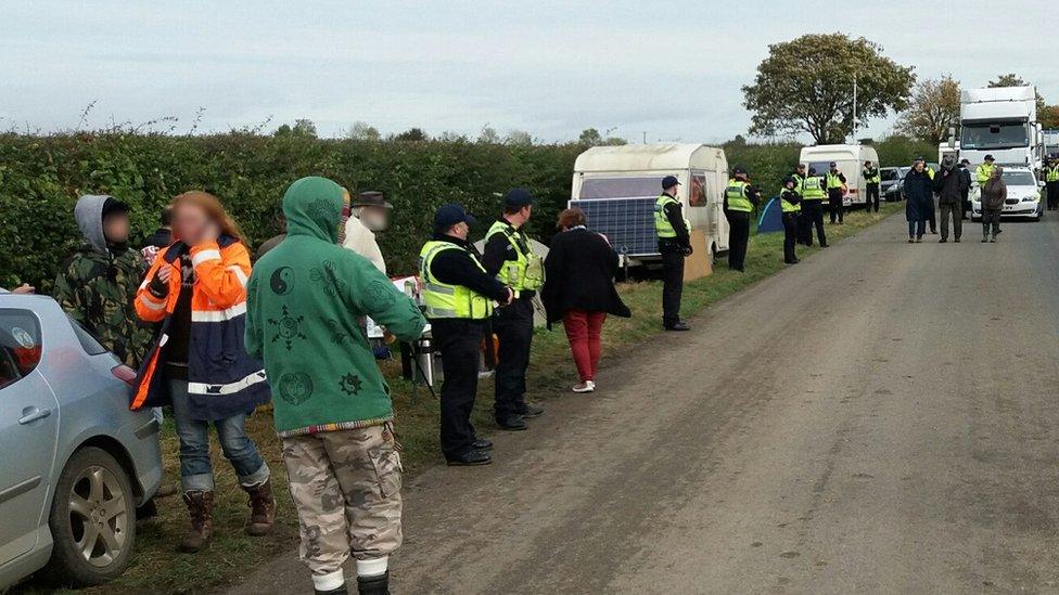 Protests at Kirby Misperton