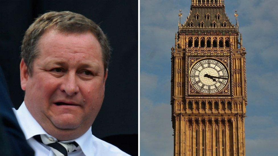 Mike Ashley and Big Ben