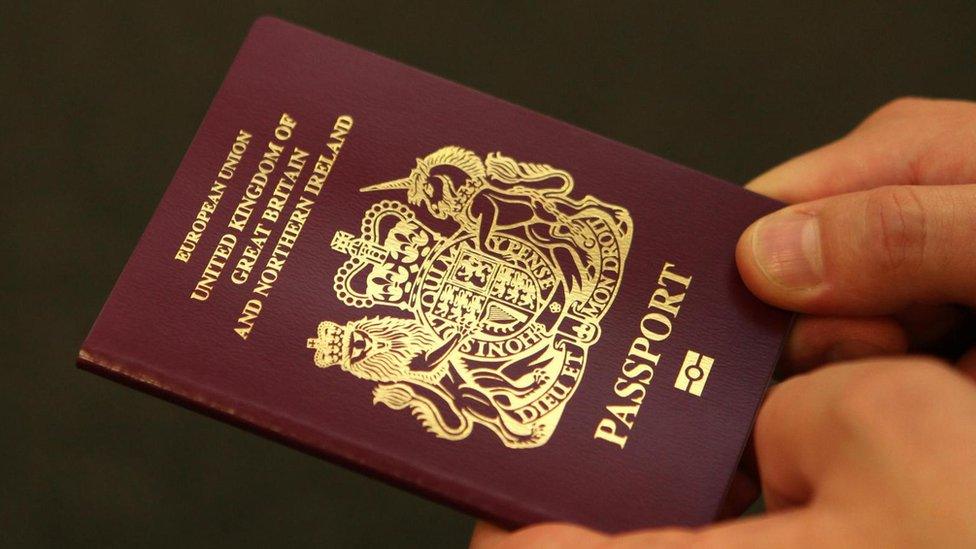 A UK passport