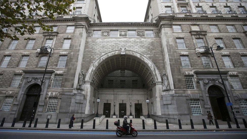 MI5 headquarters, in London