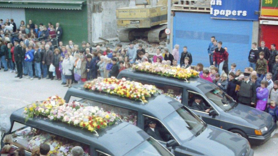 Hearses in the Shankill Road