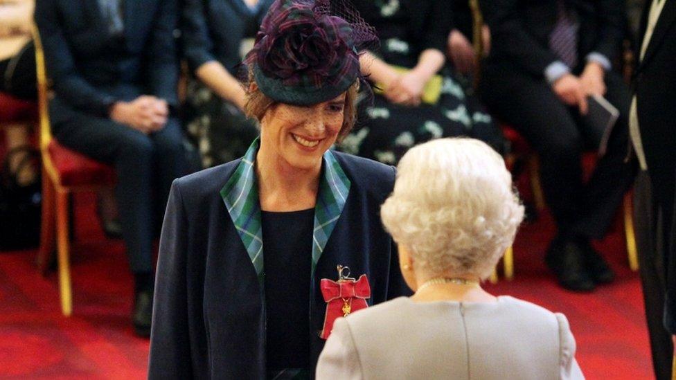 Katherine Grainger with the Queen