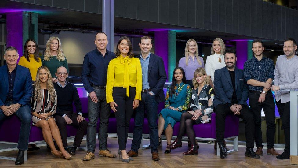 The Nine presenters and reporters