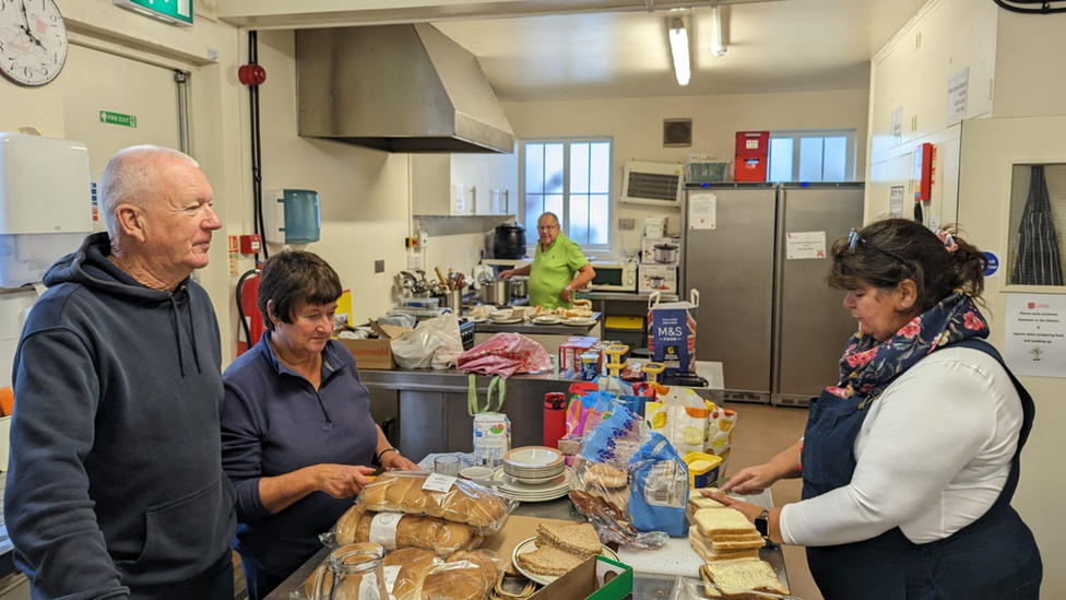 Salvation Army volunteers in Hastings