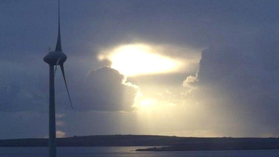 Orkney wind turbine