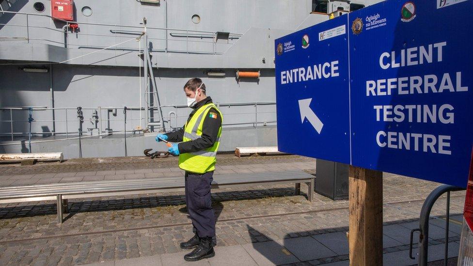 Testing centre in Dublin