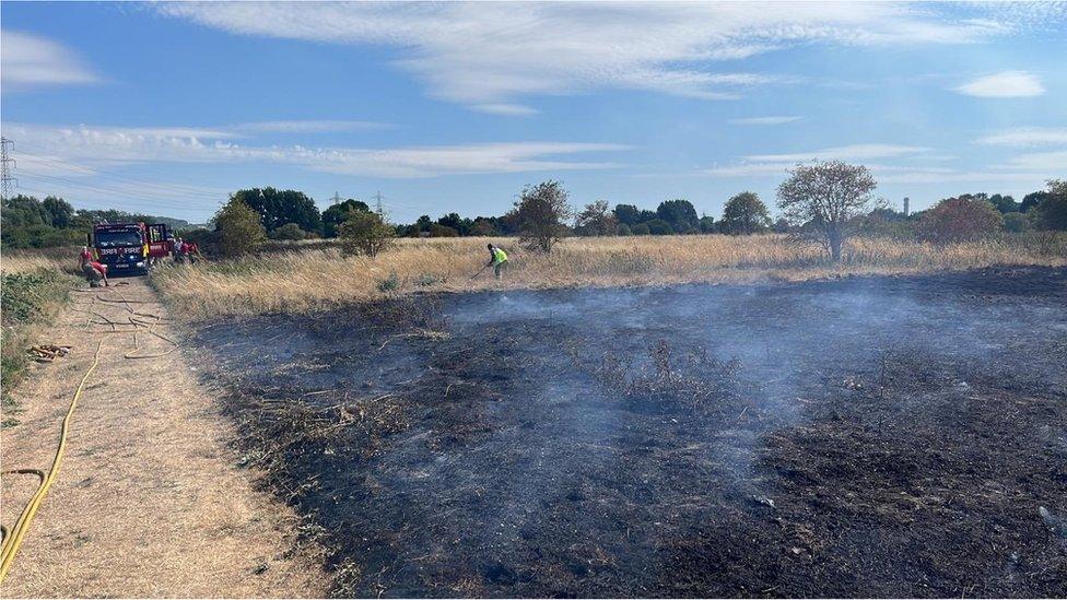 Rammey Marsh fire