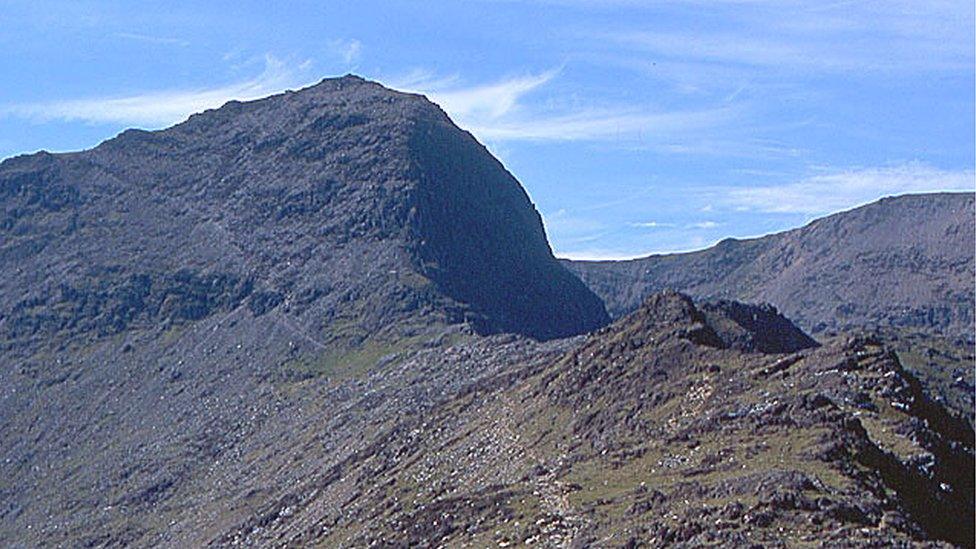 Bwlch Y Saethau on Snowdon