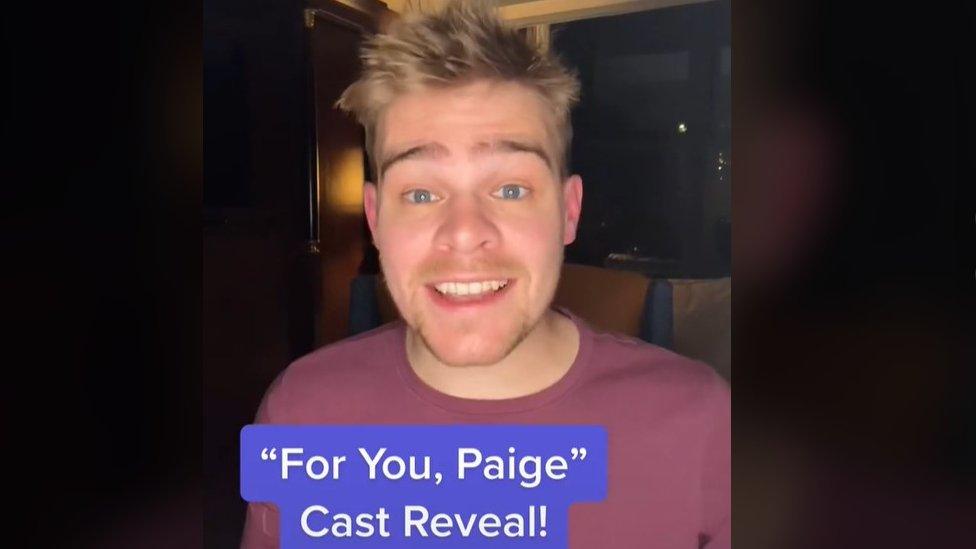 Daniel Mertzlufft TikTok, for you paige the musical cast reveal