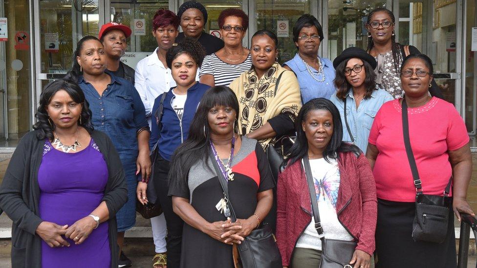 Fourteen of the care workers involved in the employment tribunal against Sevacare