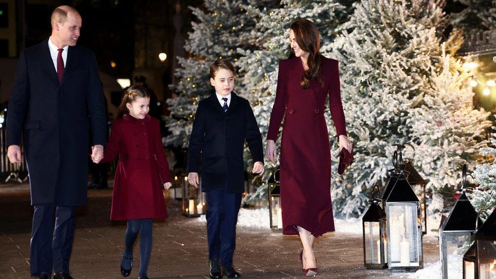 Prince William, Charlotte, George and Kate