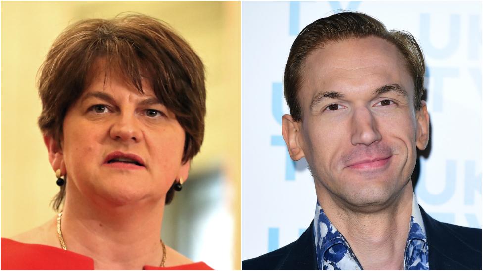 Arlene Foster and Christian Jessen