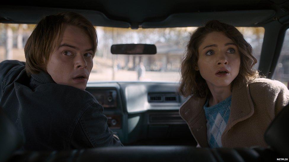 Charlie Heaton and Natalia Dyer