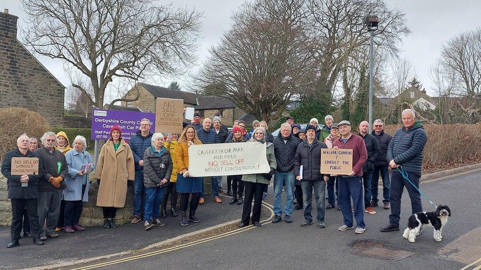 Community group protest