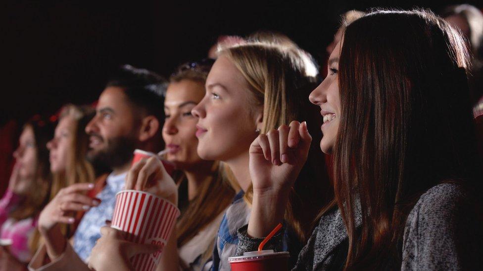 A cinema audience