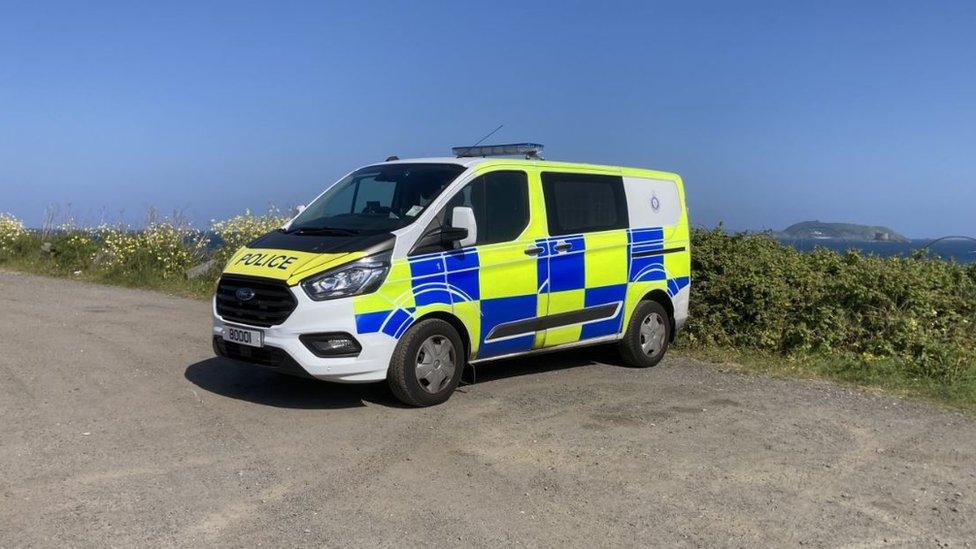 Guernsey Police van