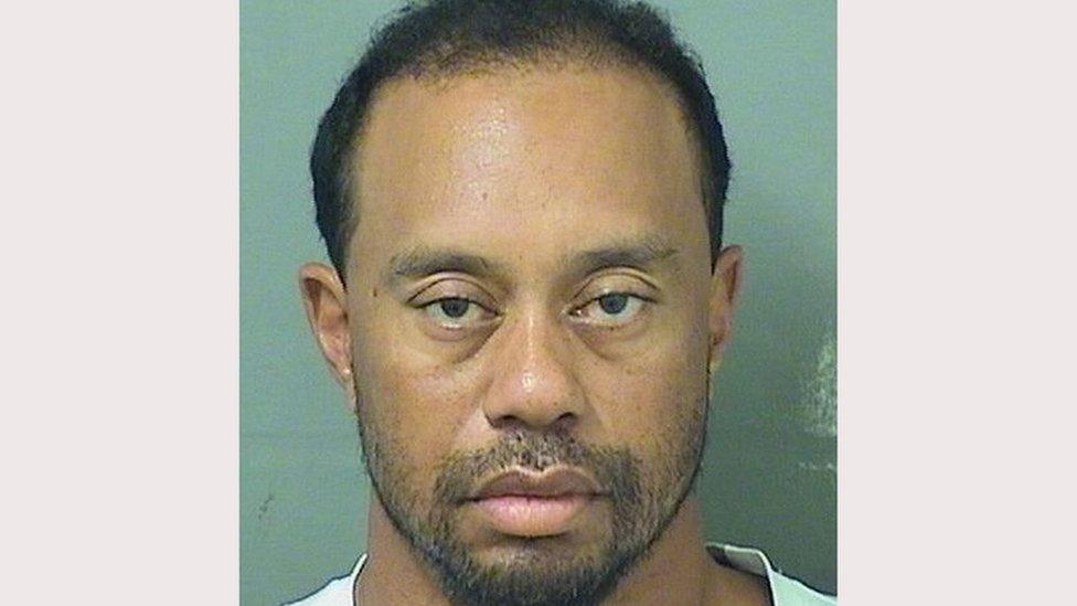 Tiger Woods mugshot