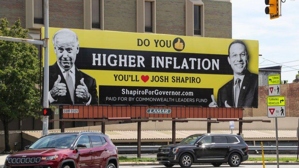 Republicans are tying Joe Biden and the Democrats to inflation in political ads