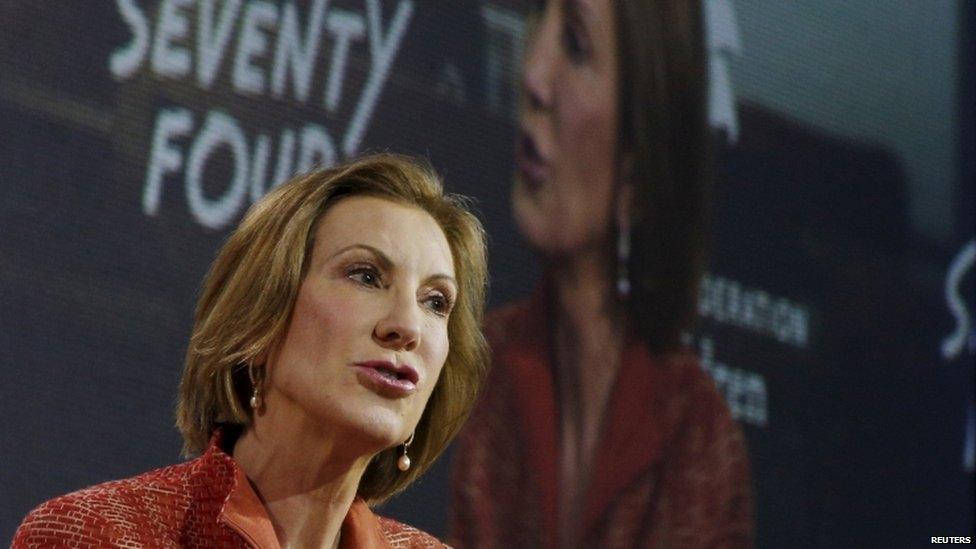 US Republican presidential candidate Carly Fiorina speaks at the New Hampshire Education Summit in Londonderry, New Hampshire on 19 August 2015.