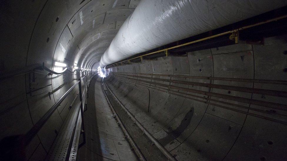 Crossrail tunnel