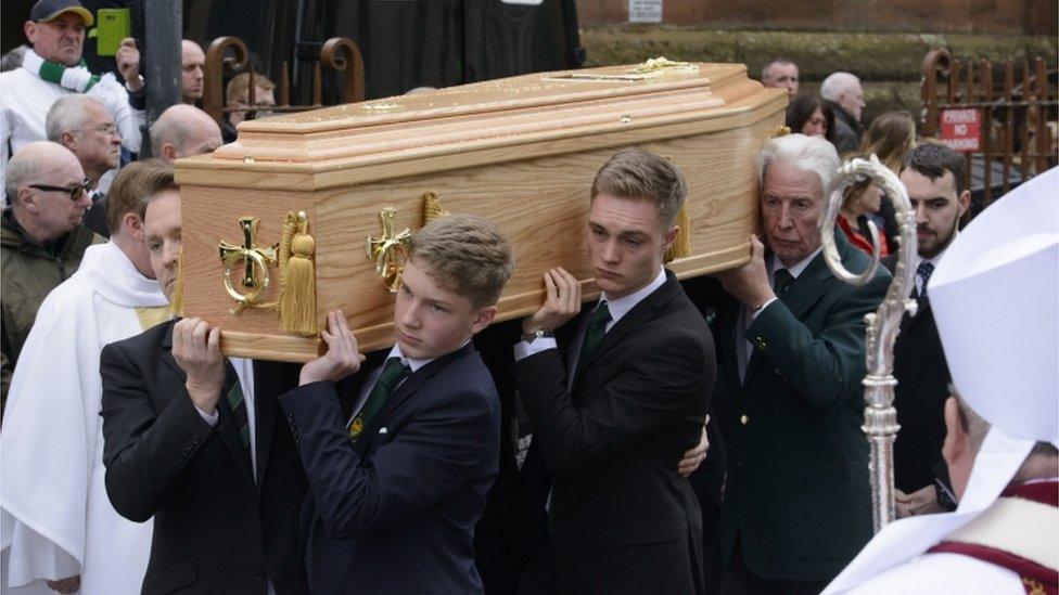 Billy McNeill's coffin