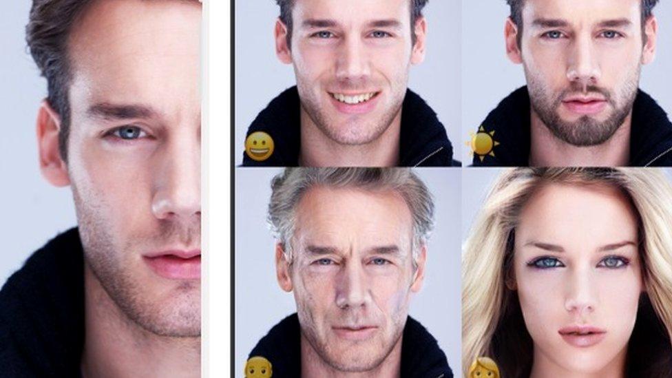 FaceApp screenshots