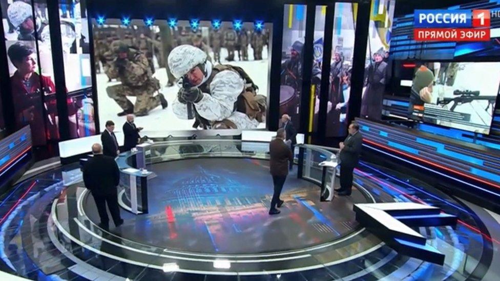 Screen shot from Russian TV channel Rossiya 24