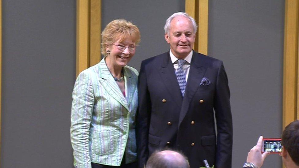 Christine and Neil Hamilton