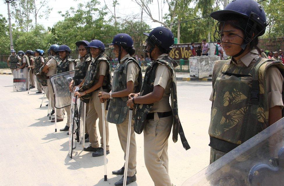 Women paramilitary forces in Chandigarh