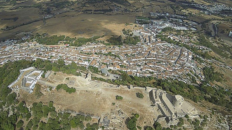 Jimena de la aerial view