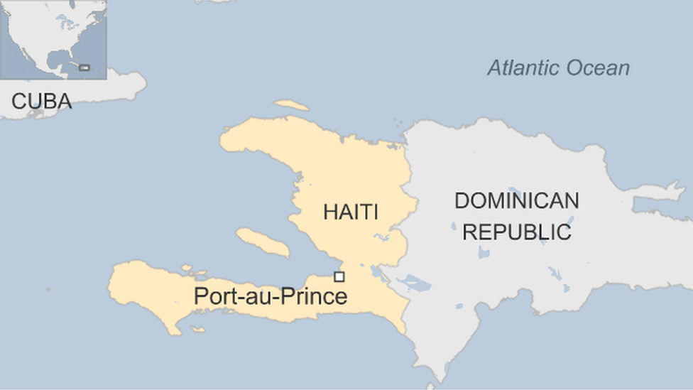 Map of Haiti