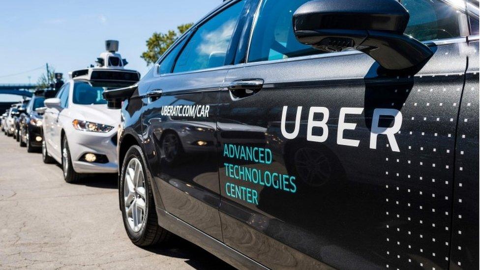 Uber self-driving car