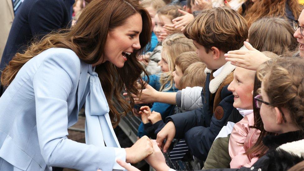 Princess of Wales on visit to Carrickfergus