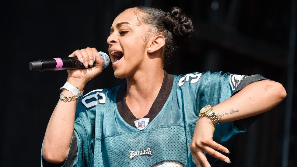 Rapper Paigey Cakey performing at Born And Bred Festival