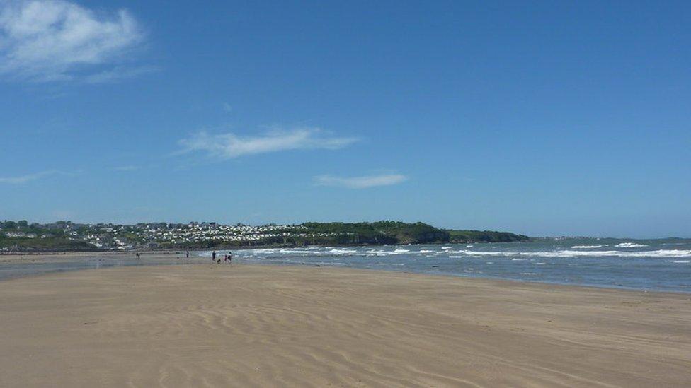 The beach at Benllech