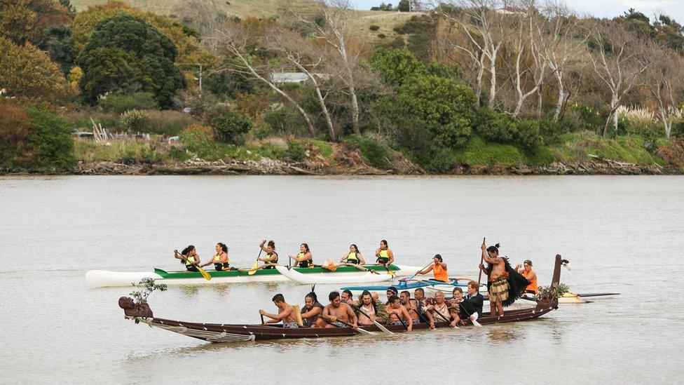 The Whanganui River in New Zealand